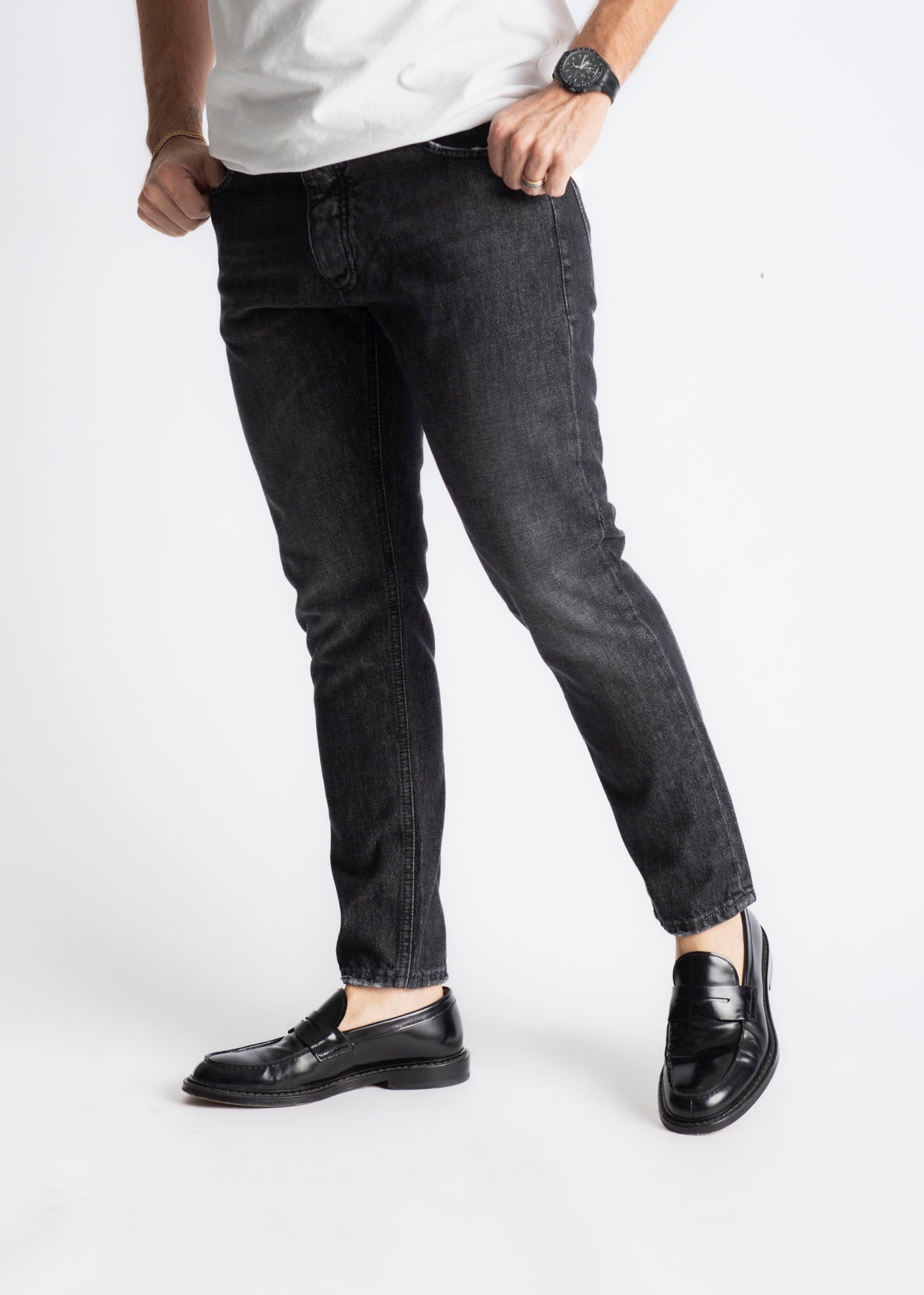Jeans Slim Fit S190 Nero