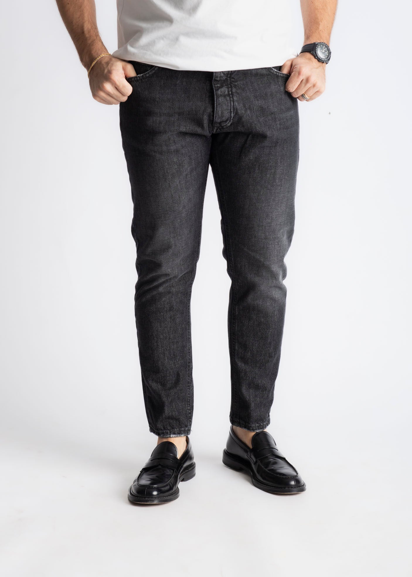 Jeans Slim Fit S190 Nero