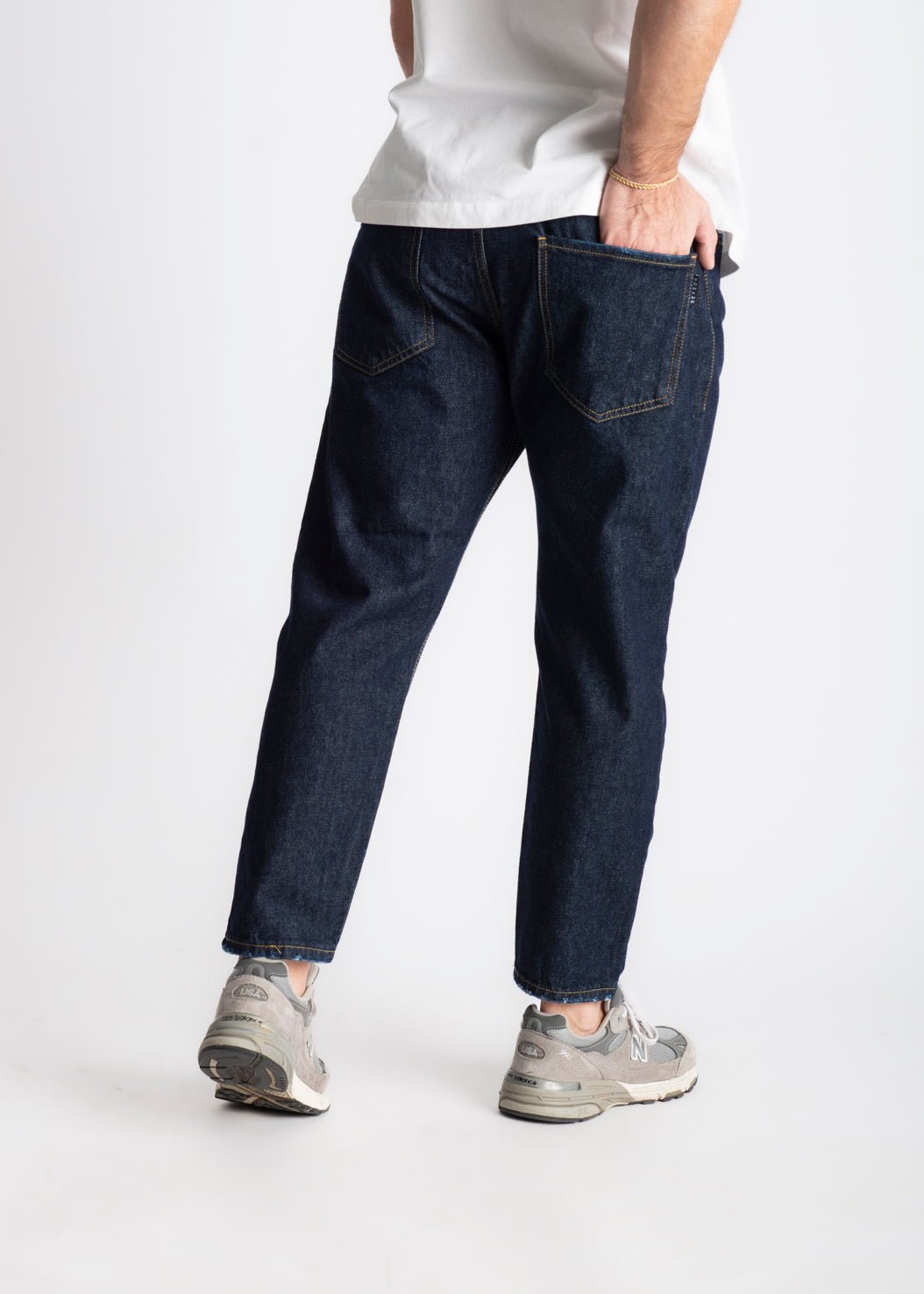 Jeans Uomo Carrot Fit Lavaggio Zero - SEASON LAB