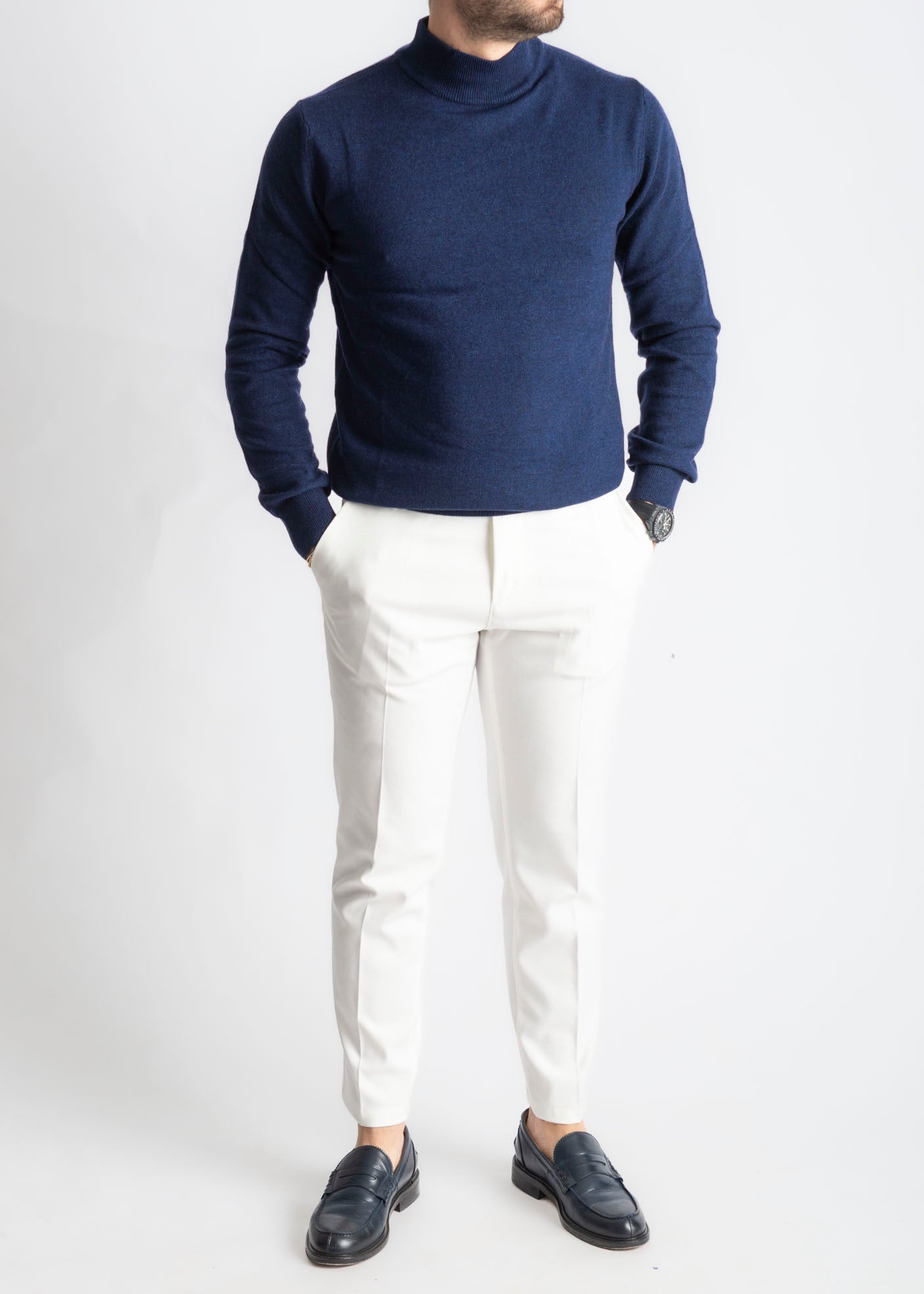 Lupetto Cashmere Blu - SEASON LAB