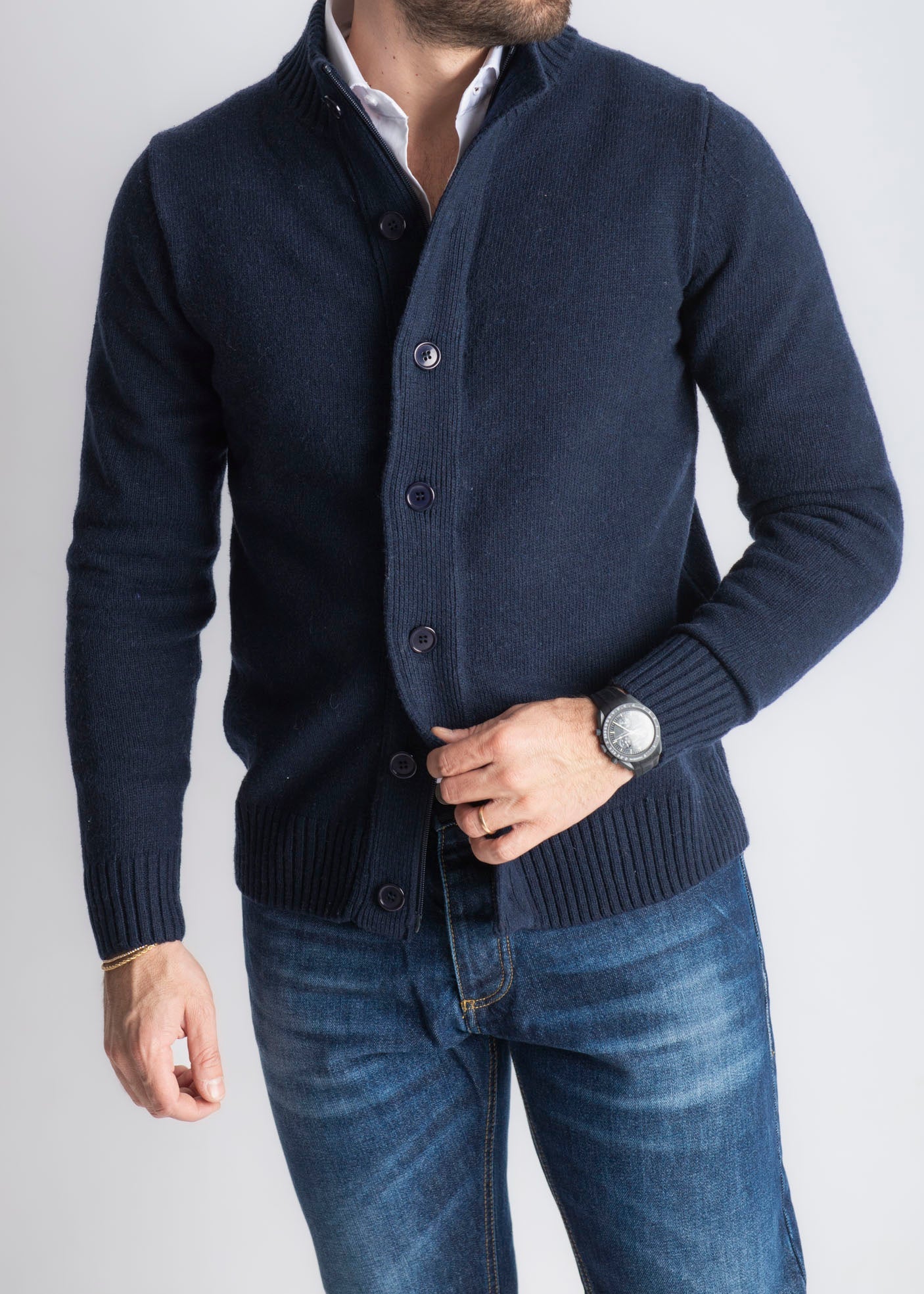 Maglione Courmayeur Blu - SEASON LAB