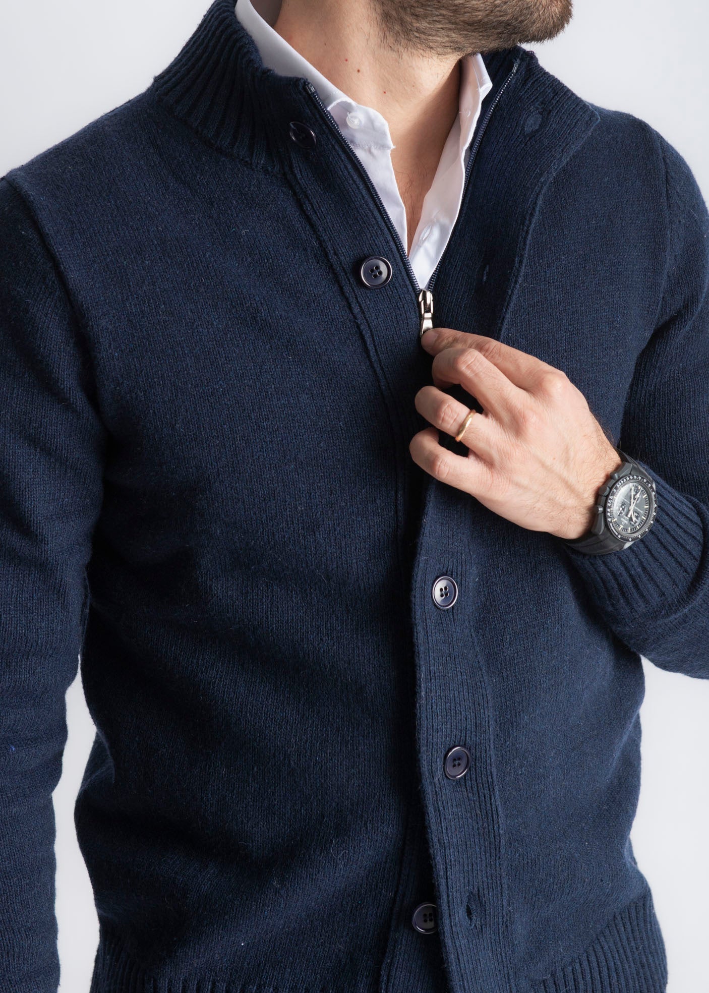 Maglione Courmayeur Blu - SEASON LAB