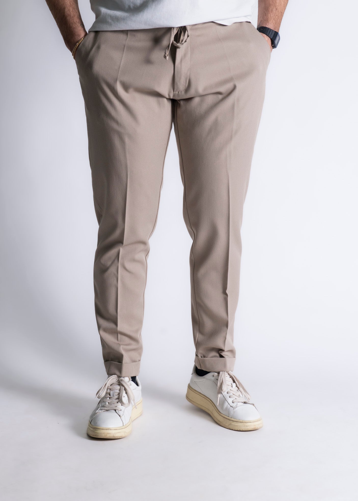 Pantalone Ischia Mano Lana Beige - SEASON LAB