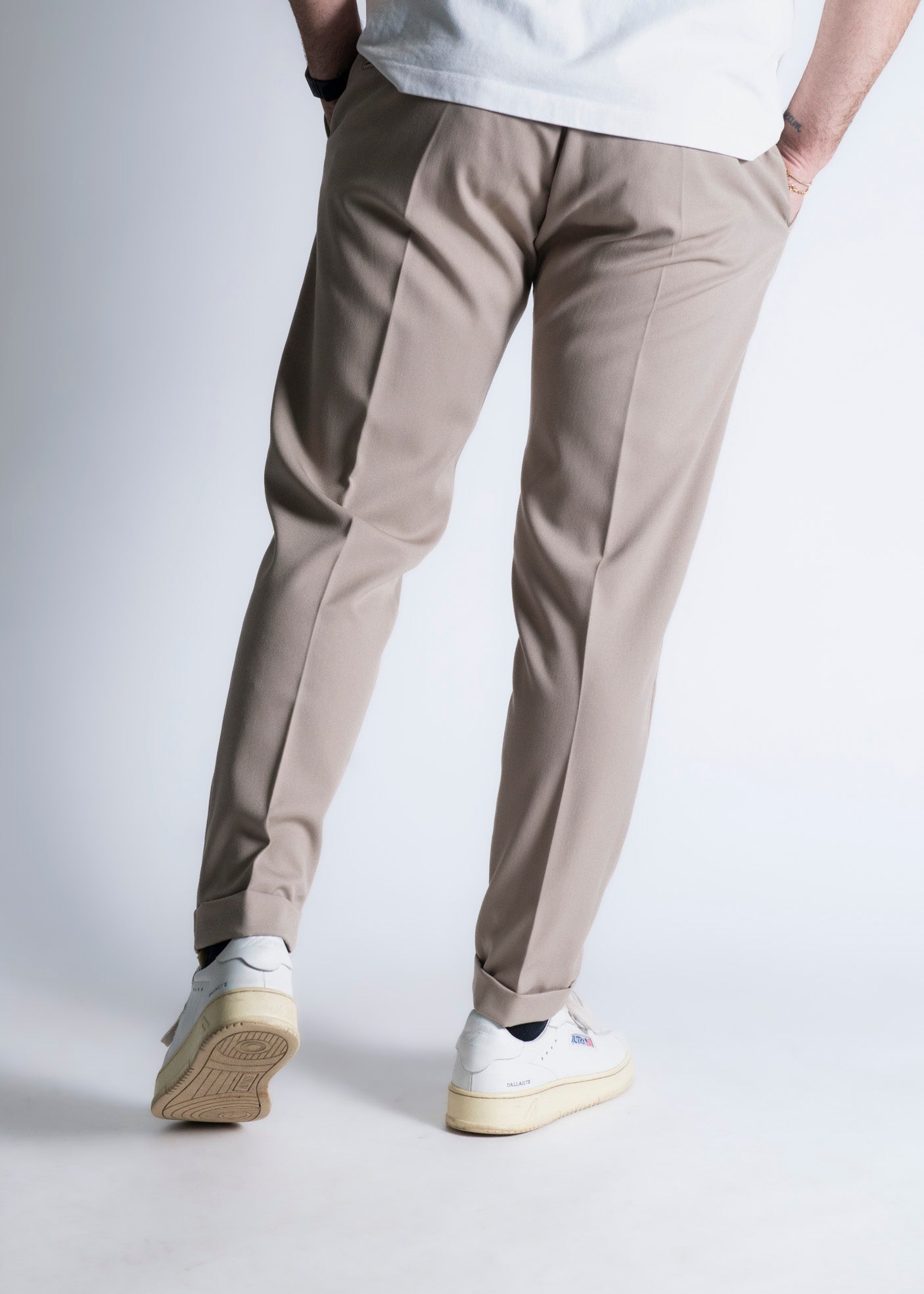 Pantalone Ischia Mano Lana Beige - SEASON LAB