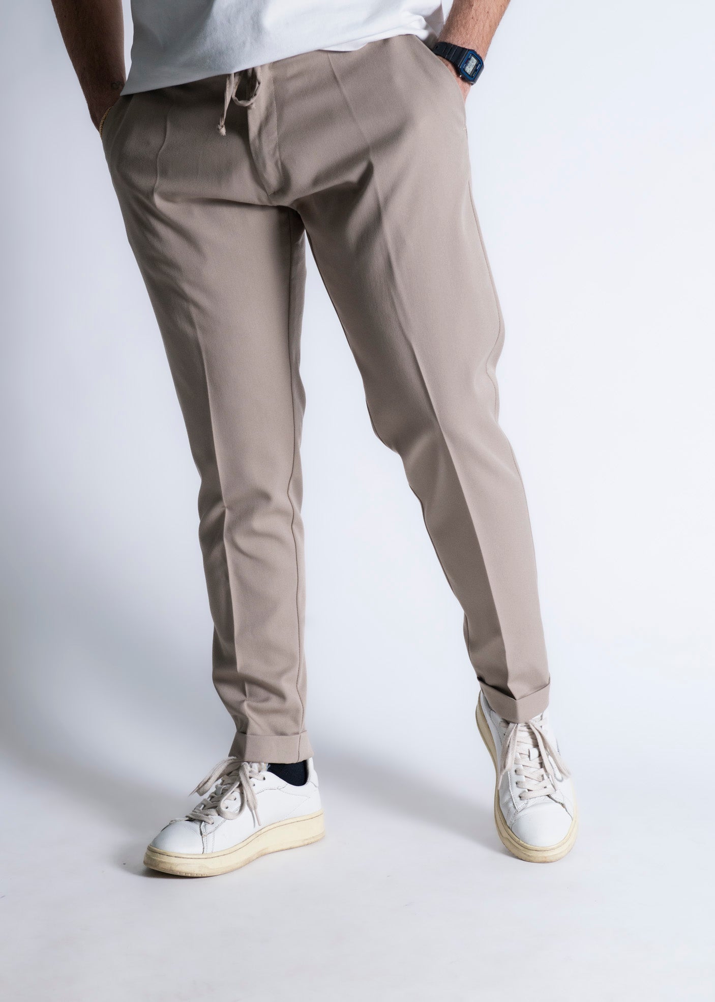 Pantalone Ischia Mano Lana Beige - SEASON LAB