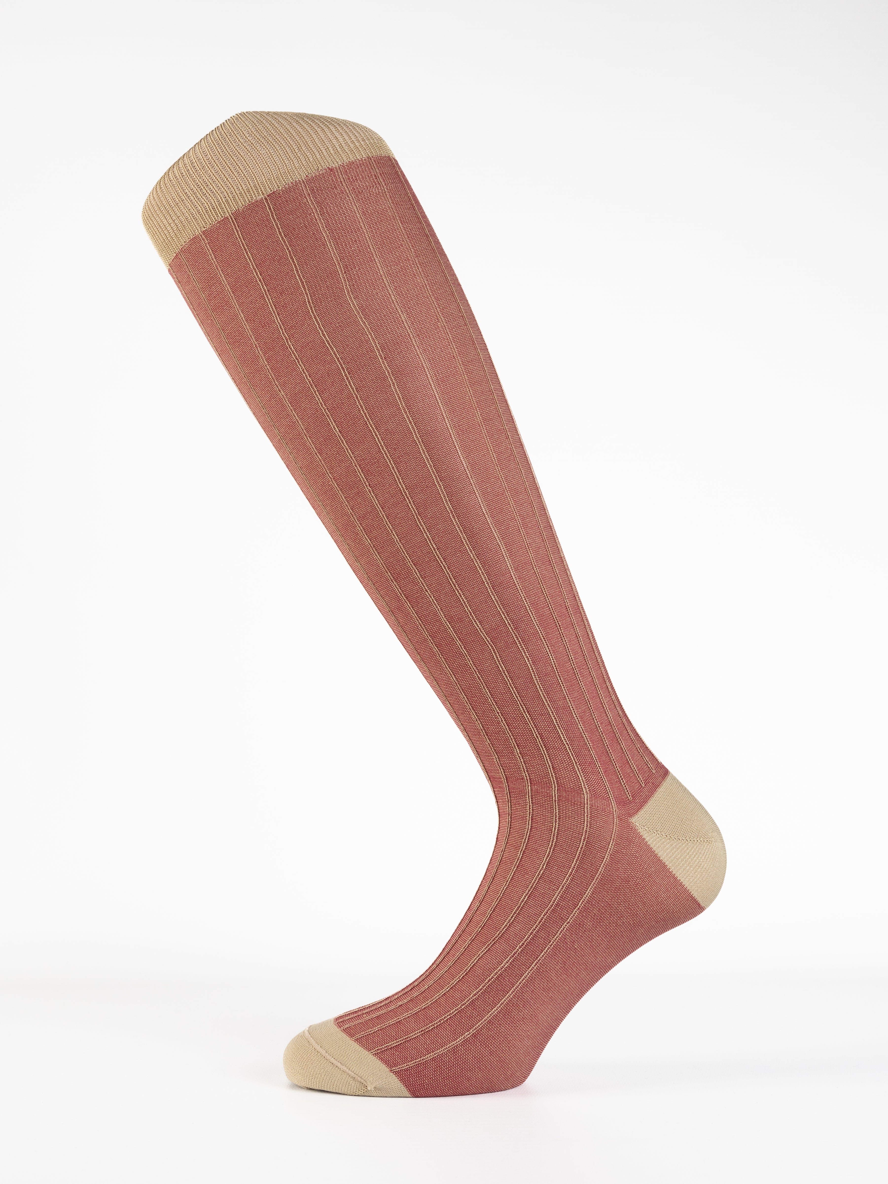 Calze Uomo Reversibili in Filo di Scozia Pistacchio