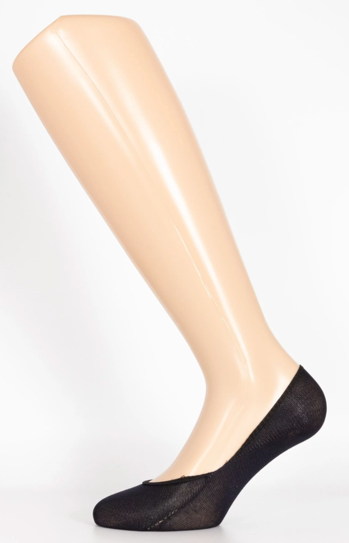 Soletta in Filo di Scozia con Silicone Nero