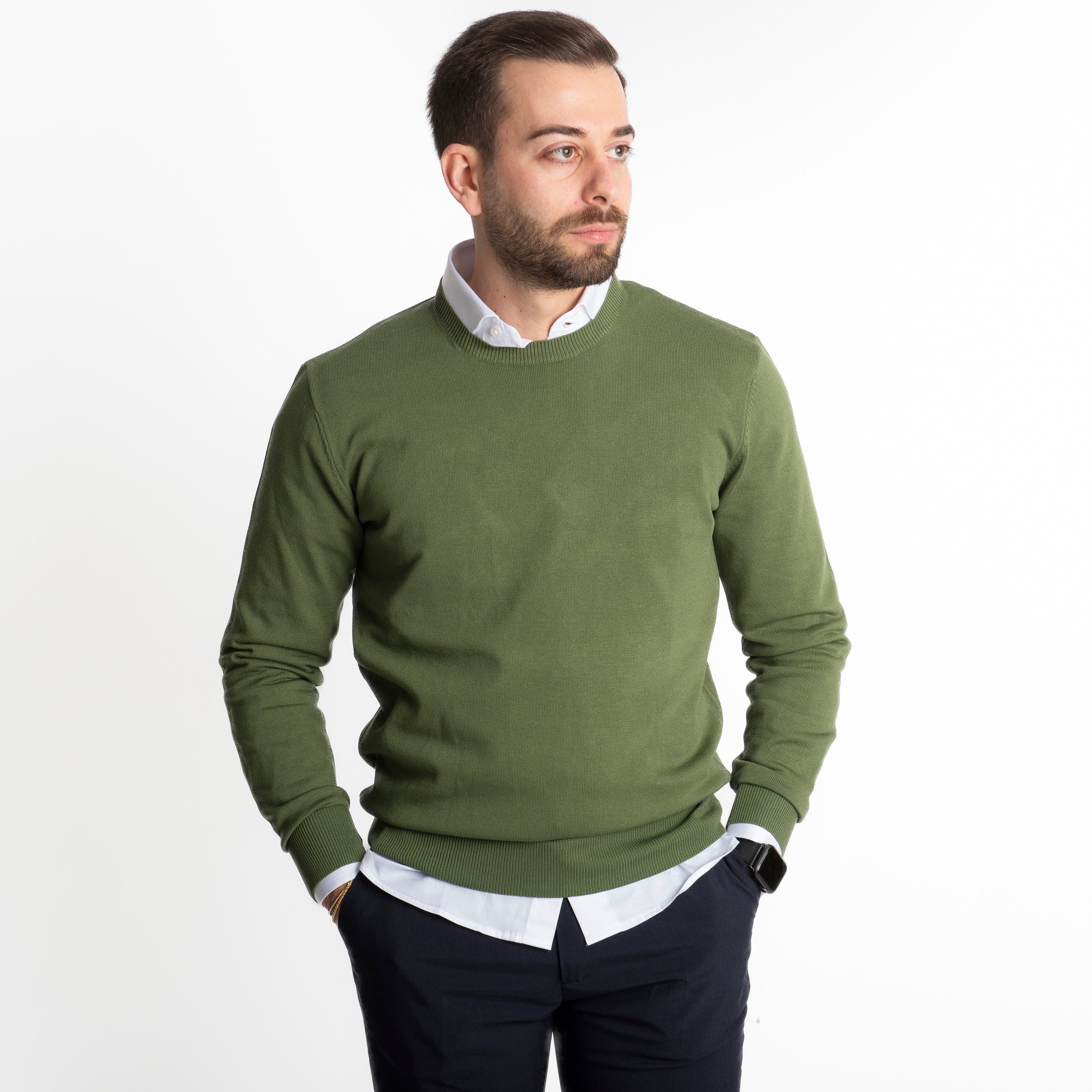 Maglioncino in Maglia MY866 Verde