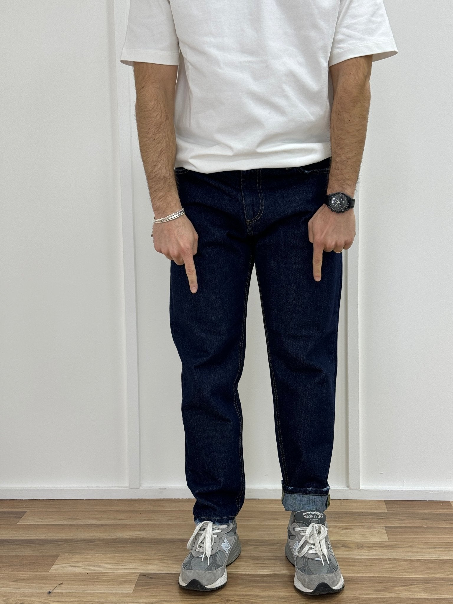 Jeans Uomo Regular Fit Lavaggio Zero - SEASON LAB