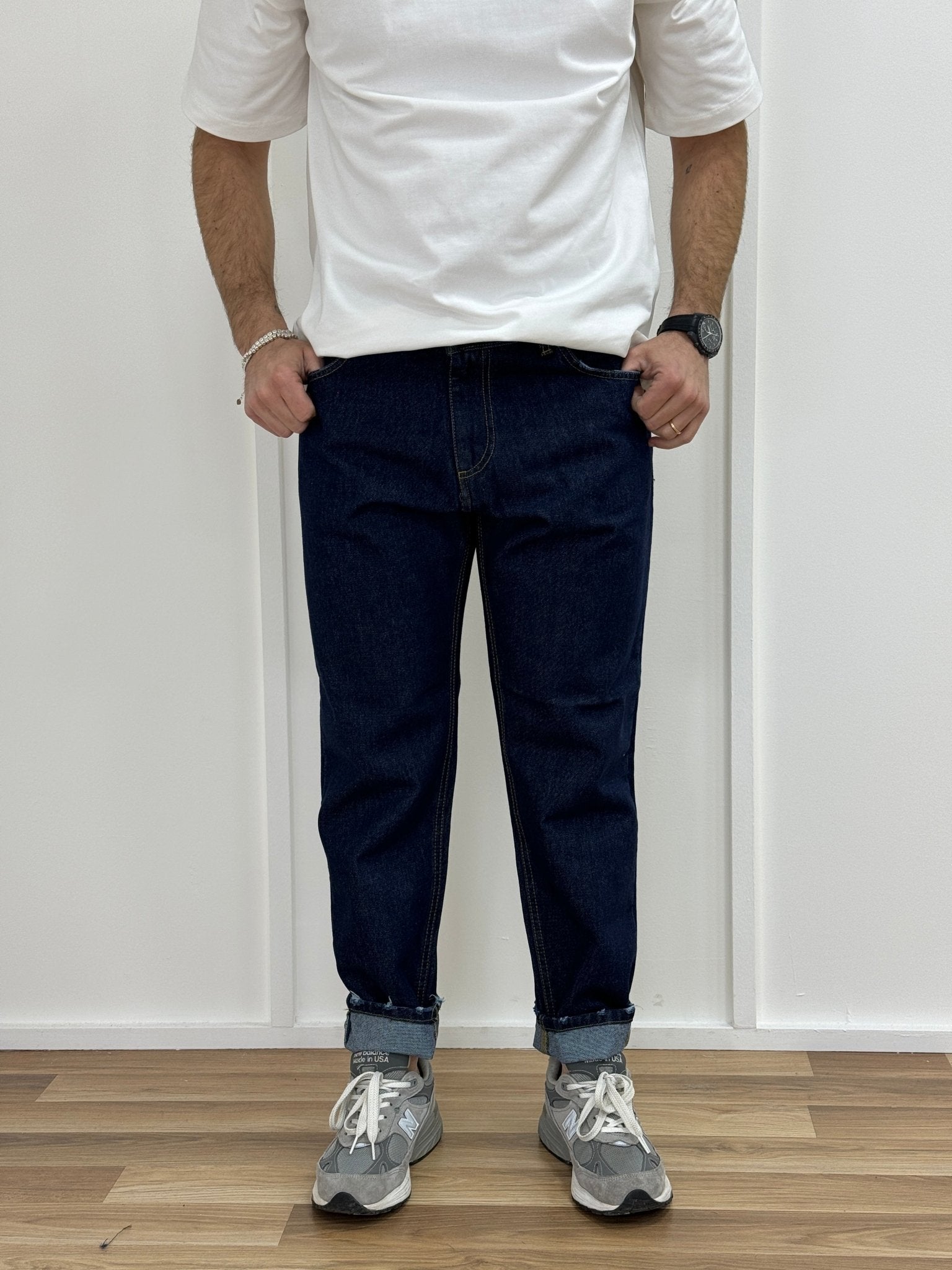 Jeans Uomo Regular Fit Lavaggio Zero - SEASON LAB